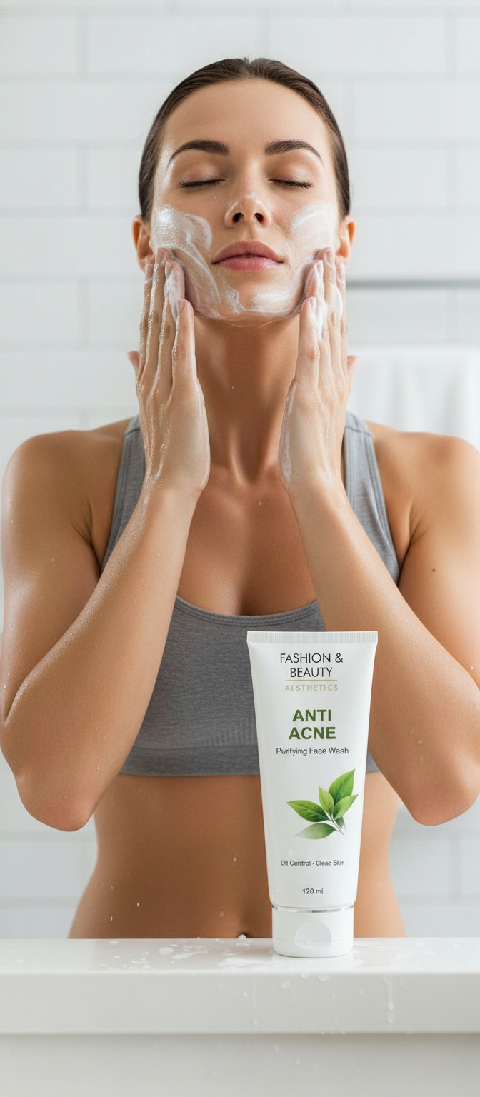 ANTI ACNE PURIFYING FACE WASH 120ML 40 399 Rs. FACE WASH Home page Fashion and Beauty Aesthetics Fashion and Beauty Aesthetics