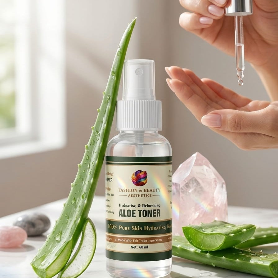 Hydrating and Smoothing ALOE Toner  60ml Fashion and Beauty Aesthetics