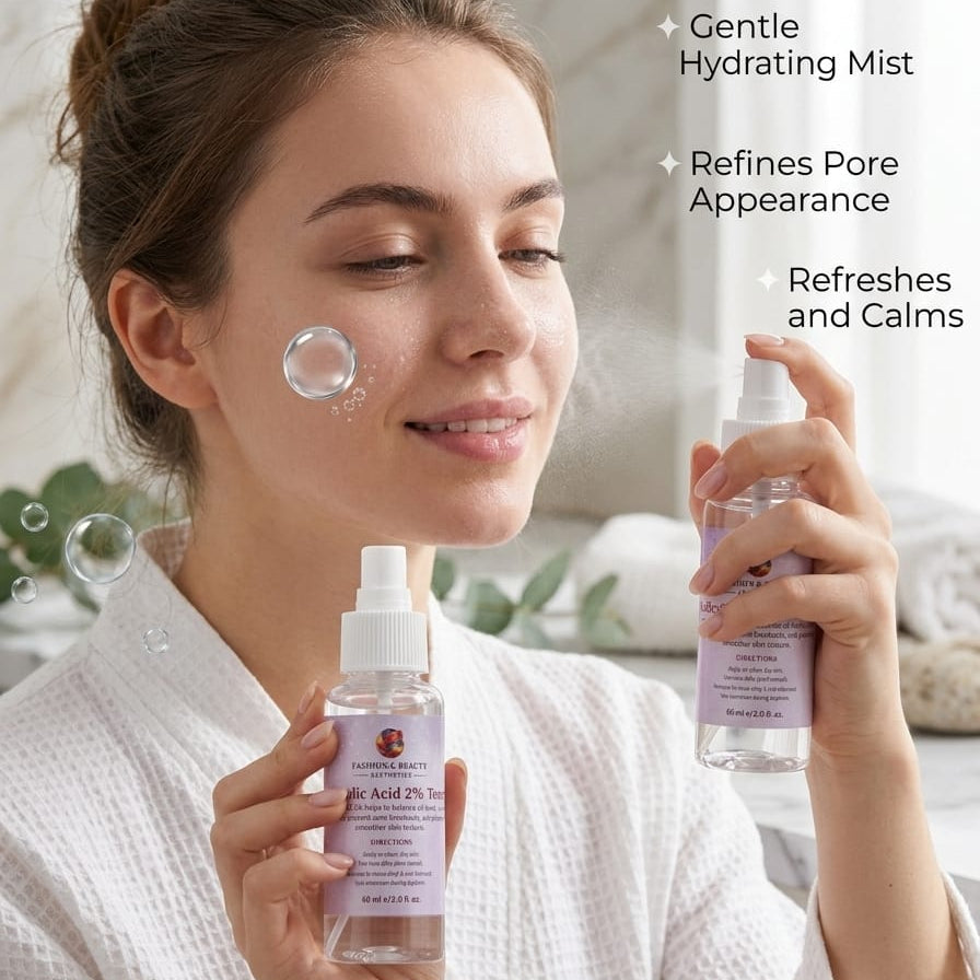 Salicylic Acid Toner 60 ml by Fashion and Beauty Aesthetics for OILY Skin Fashion and Beauty Aesthetics