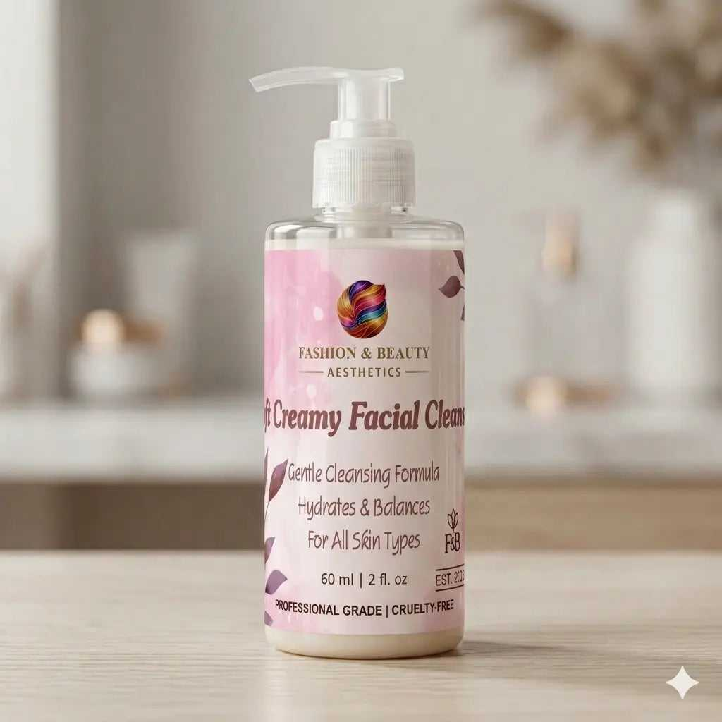 Soft Creamy Facial Cleanser 60ml by Fashion and Beauty Aesthetics Fashion and Beauty Aesthetics