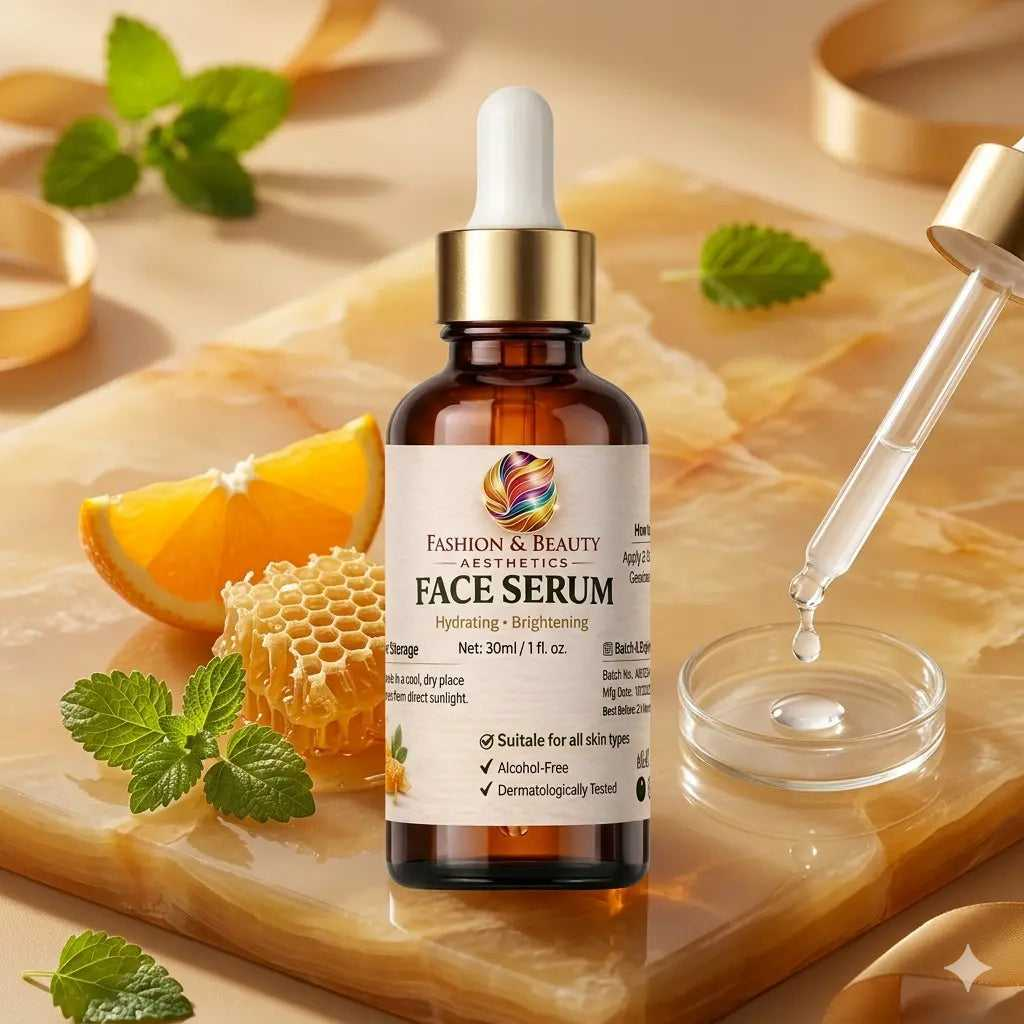 FACE SERUM Hydrating and Brightening 30ml Fashion and Beauty Aesthetics