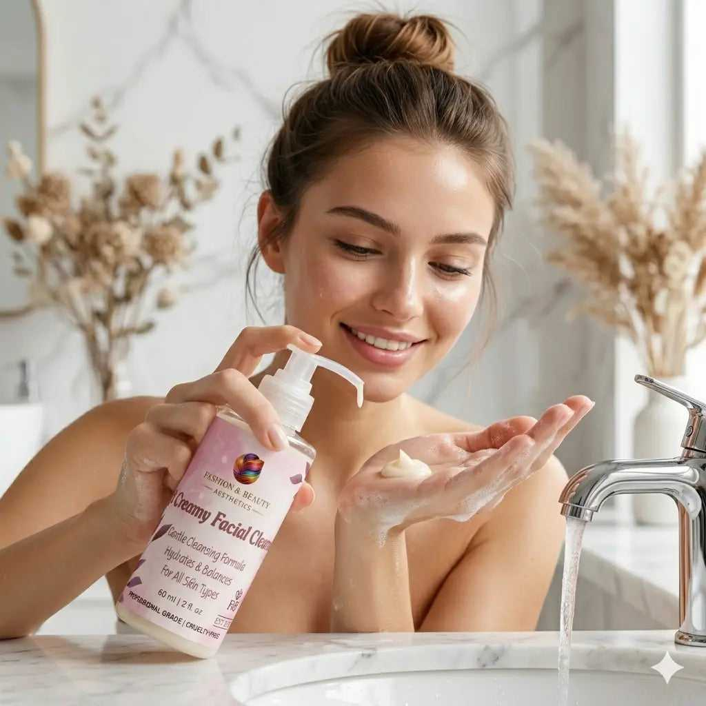 Soft Creamy Facial Cleanser 60ml by Fashion and Beauty Aesthetics Fashion and Beauty Aesthetics