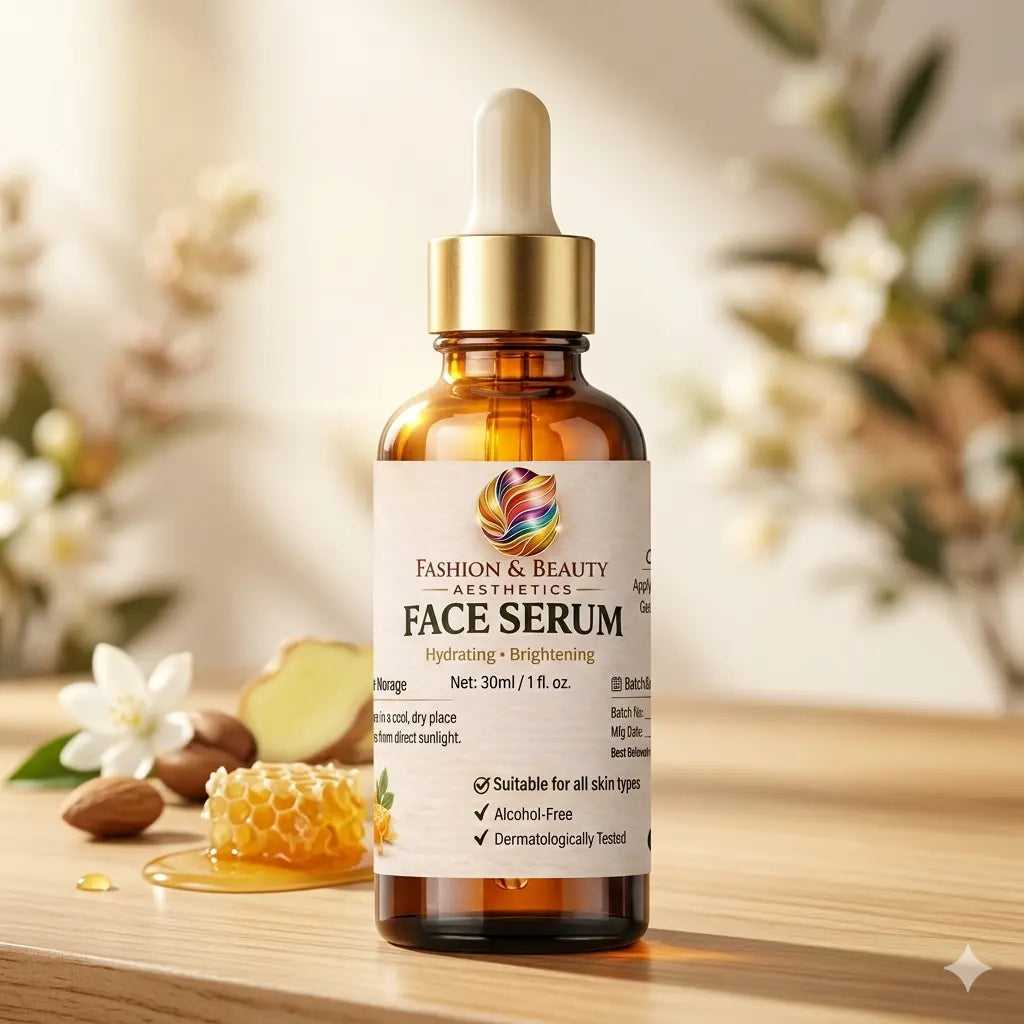 FACE SERUM Hydrating and Brightening 30ml Fashion and Beauty Aesthetics