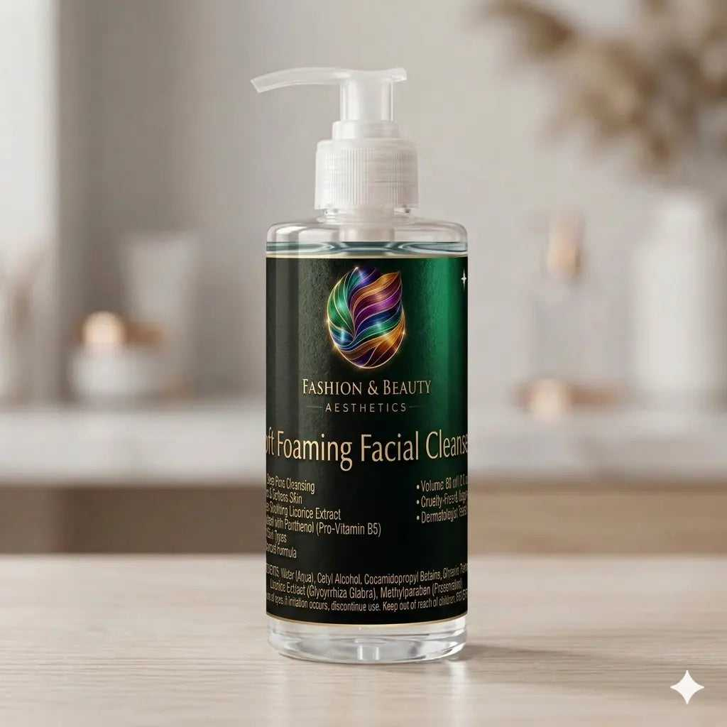 Foaming Gel Facial Cleanser 60ml by Fashion and Beauty Aesthetics Fashion and Beauty Aesthetics